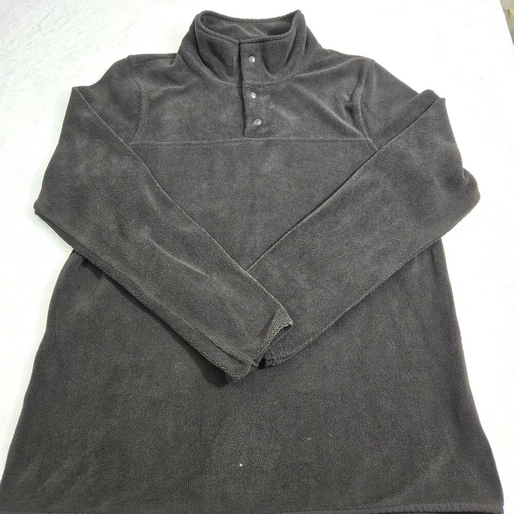 32 Degrees Heat Women’s Small Pullover Fleece 1/4 Snap Black